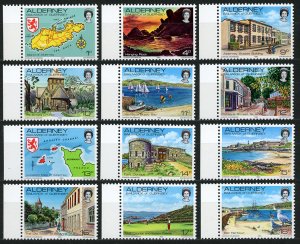 Alderney 1-12 MNH