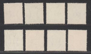 INDIA 1960s Capital of Asoka Pillar 阿育王彫柱 (8v, Perf. 14 1/2 x 14) MNG