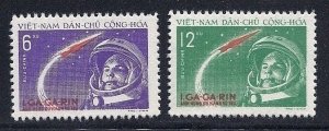VIET NAM 1961 Yuri Gagarin's Space Flight (2v Cpt) MNH CV$24
