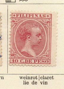 Philippines 1894 Early Issue Fine Mint Hinged 10c. NW-171032