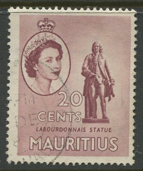 STAMP STATION PERTH Mauritius #257 QEII Definitive Issue FU 1953-1954