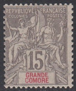 Grand Comoro 8 MNH CV $22.00