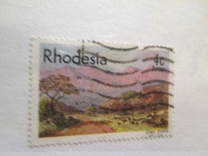 Rhodesia #382 used  2019 SCV = $0.25