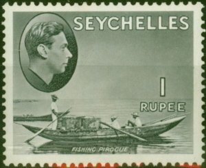 Seychelles 1941 1R Grey-Black SG146a Good LMM