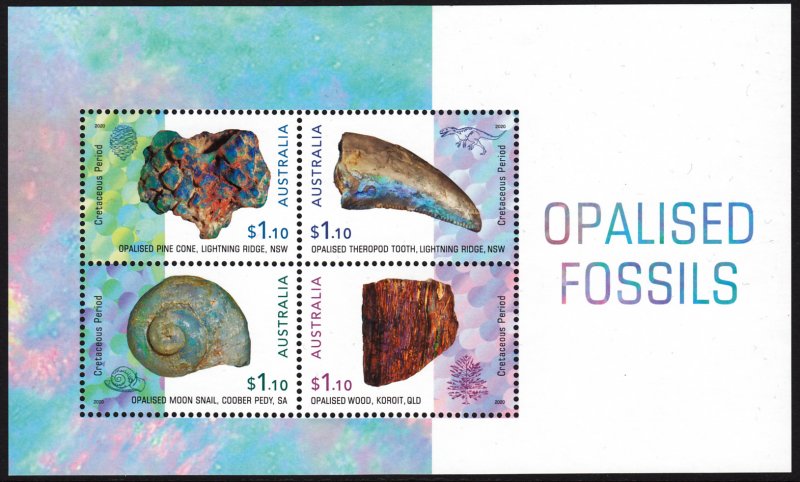 AUSTRALIA 2020 DINOSAUR FOSSILS OPALISED [#2003]