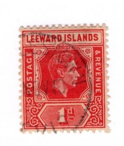 Leeward Islands #105 Used Stamp - CAT VALUE $1.75