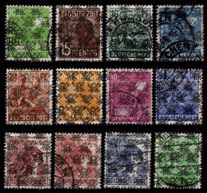 Germany [British/US Zone] 1948 Optd. Mult. Posthorns, Part Set [Used]