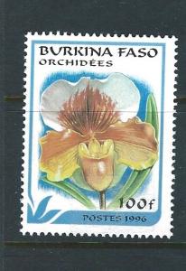 Burkina Faso  #1083-6 MNH VF Orchids