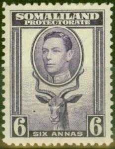 Somaliland 1938 6a Violet SG98 Fine Mtd Mint