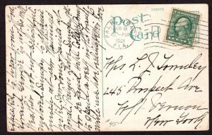 $Florida Machine Cancel Cover, Palm Beach, 3/8/1921, RP in Die space