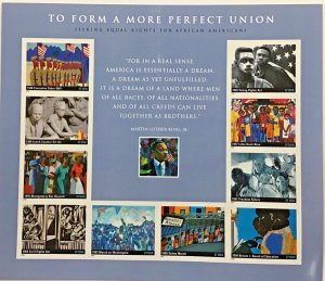3937 ML King To Form A More Perfect Union MNH 37c Sheet of 10  FV $3.70  2005