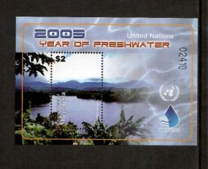 Micronesia 2003 - Fresh Water - Souvenir Stamp Sheet - Scott #550 - MNH