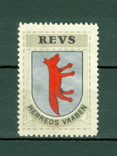 Denmark. Poster Stamp 1940/42. Mnh. District: Revs. Coats Of Arms: Red Fox.