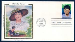 UNITED STATES FDC 29¢ Dorothy Parker 1992 Colorano