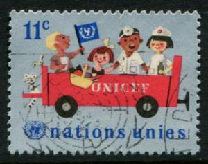 163 UN NY 11c UNICEF, used