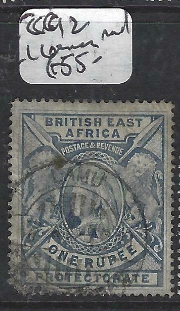 BRITISH EAST AFRICA  (P3105B)  QV  1R  SG 92  LL CORNER ROUNDED  VFU