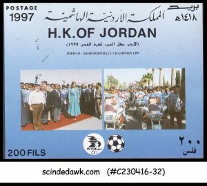 JORDAN - 1997 FOOTBALL CHAMPIONSHIP / SPORTS - MINIATURE SHEET MNH