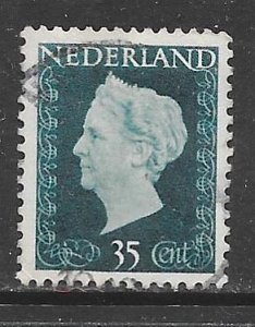 Netherlands 296: 35c Queen Wilhelmina, used, F-VF