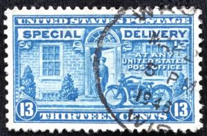 US #E17 Used CDS Single Motorcycle Delivery