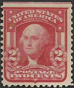 # 319 Mint No Gum Carmine George Washington Type I