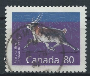 Canada 1990 - 80c Peary Caribou - SG1276c used