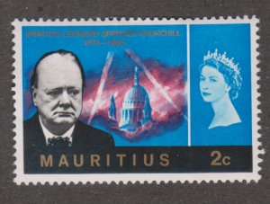 Mauritius 295 Churchill Memorial Issue 1966