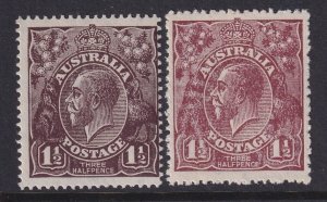 Australia, Scott 63-63a (SG 51-52), MLH