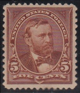 US Bureau and Regular Issues #255 MINT  LH  VF - XF  Cat Value  $150