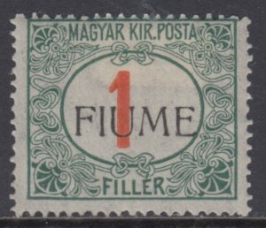 ITALY - Fiume - Tax Sassone n.4 II MH*