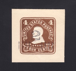 Scott #U462 Mint Cut Square, Cat $475.00