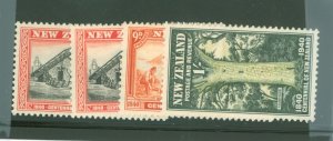 New Zealand #238-241 Unused