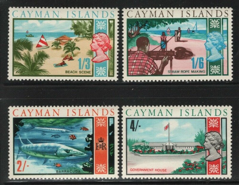 Cayman Islands 1969 Elizabeth Pictorial set Sc# 210-24 NH