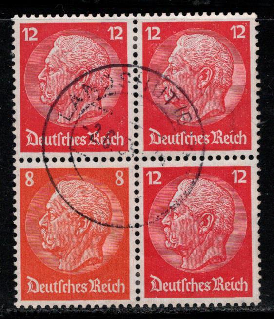 Germany Scott # 404, 406 (3), used, se-tenant, Mi# W46