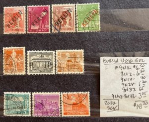 Berlin Used Selection #9N11/9N46- SCV=$18.30