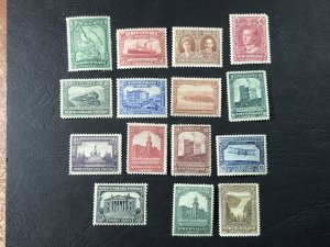 NEW FOUNDLAND # 145-159-MINT/HINGED------COMPLETE SET------1928