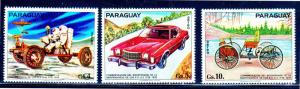 PARAGUAY #C421 a-c   1975  AMERICAN BICENTENNIAL  MINT  VF LH  O.G