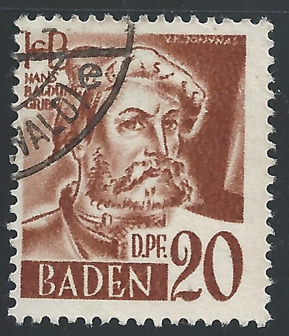 Germany #5N21 20dpf Hans Baldung Grien