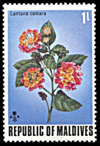 Maldive Islands 455, MNH, Lantana