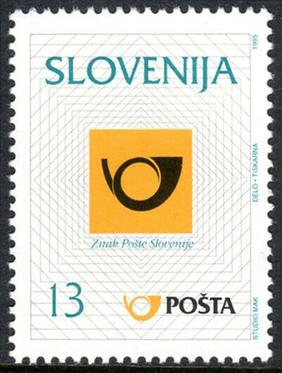 Slovenia 222, MNH. Postal Service Emblem, 1995