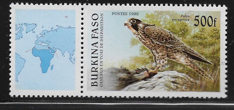 BURKINA FASO,  1087  MNH  BIRD, 1996