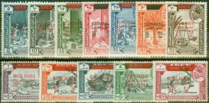 South Arabia Fed Hadhramaut 1966 set of 12 SG53-64 V.F MNH (4)