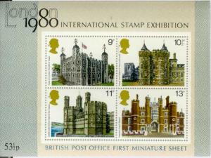 ENGLAND GREAT BRITAIN [1978] MiNr 0760-63 Block 1 ( **/mnh )