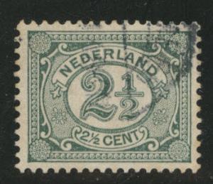 Netherlands Scott 60 used 1898 issue 