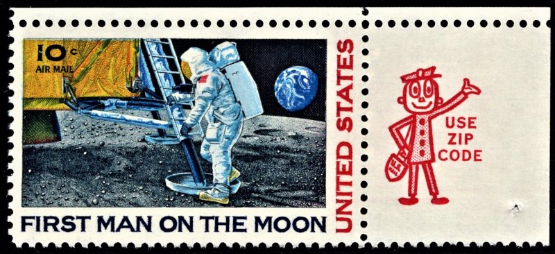 US C76 MNH VF 10 Cent First Man On The Moon!