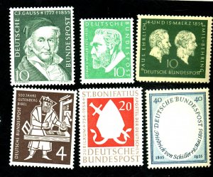 GERMANY #722-7 MINT FVF OG NH Cat $40