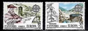 Andorra (Spanish) Scott 153-154 MNH** Europa CEPT 1983 stamp set