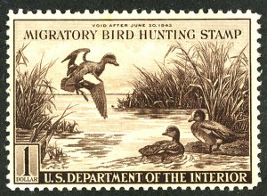 U.S. #RW9 MINT OG LH