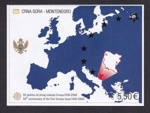 Montenegro   #130   MNH  2006  imperf  Europa stamps 50th anniversary