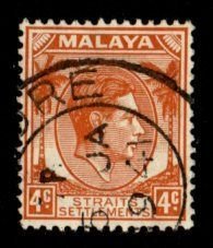 Straits Settlements #240a used