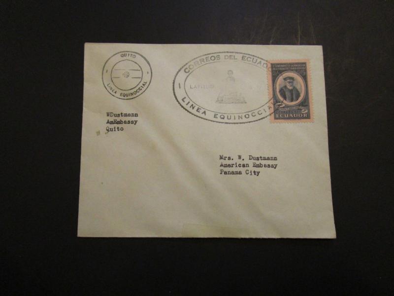 Ecuador 1950s Equator Cover / Light Creases (II) - Z3696